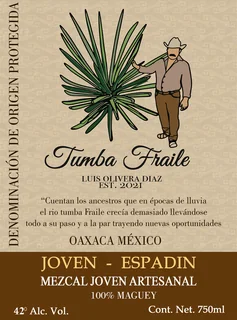 Etiqueta Frontal - Mezcal Espadin